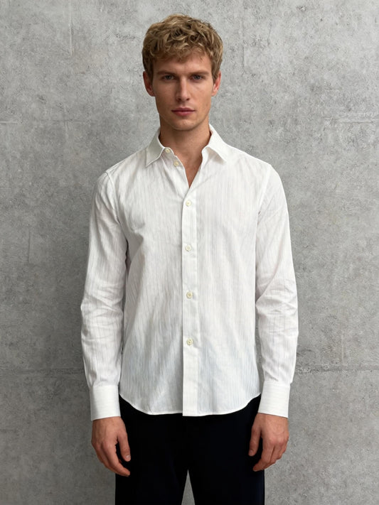 ZARA Men’s White Dress Shirt – Size XS