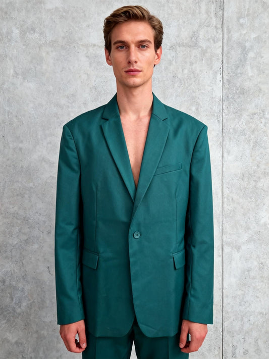 Men’s Green Blazer – Size 2XL