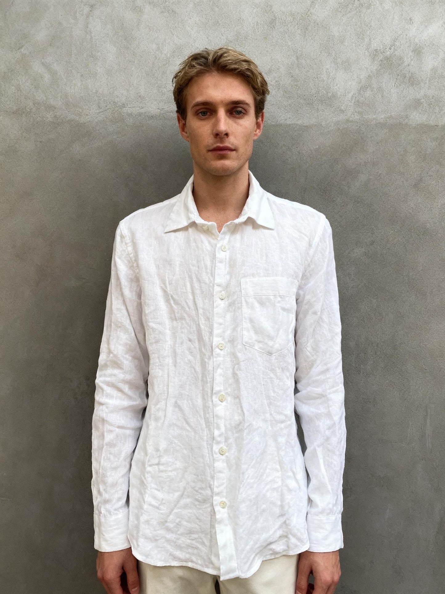 ZARA Men’s White Casual Shirt – Size S