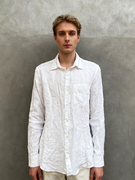 ZARA Men’s White Casual Shirt – Size S