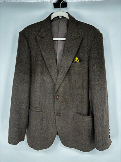Men’s Dark Brown Blazer – Size L