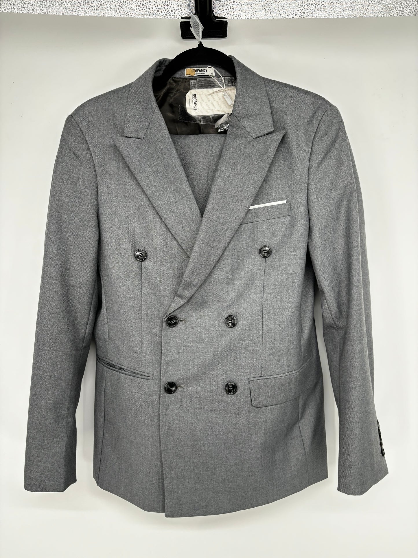 Men’s Gray Blazer – Size 36