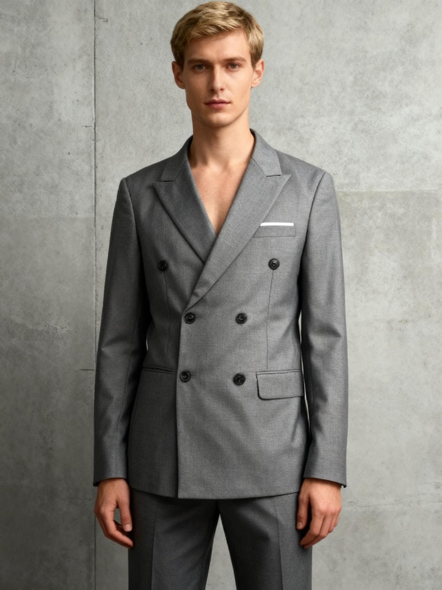 Men’s Gray Blazer – Size 36