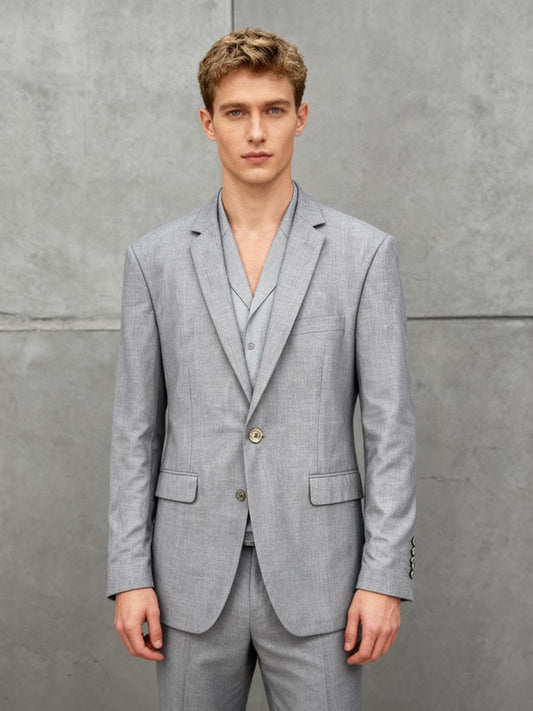 Men’s Gray Blazer – Size L