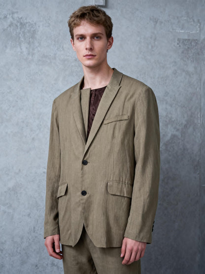 MANFINITY Men’s Brown Blazer – Size L