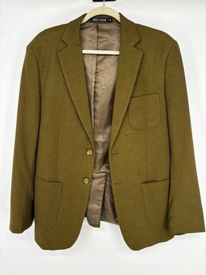 Men’s Olive Green Blazer – Size M