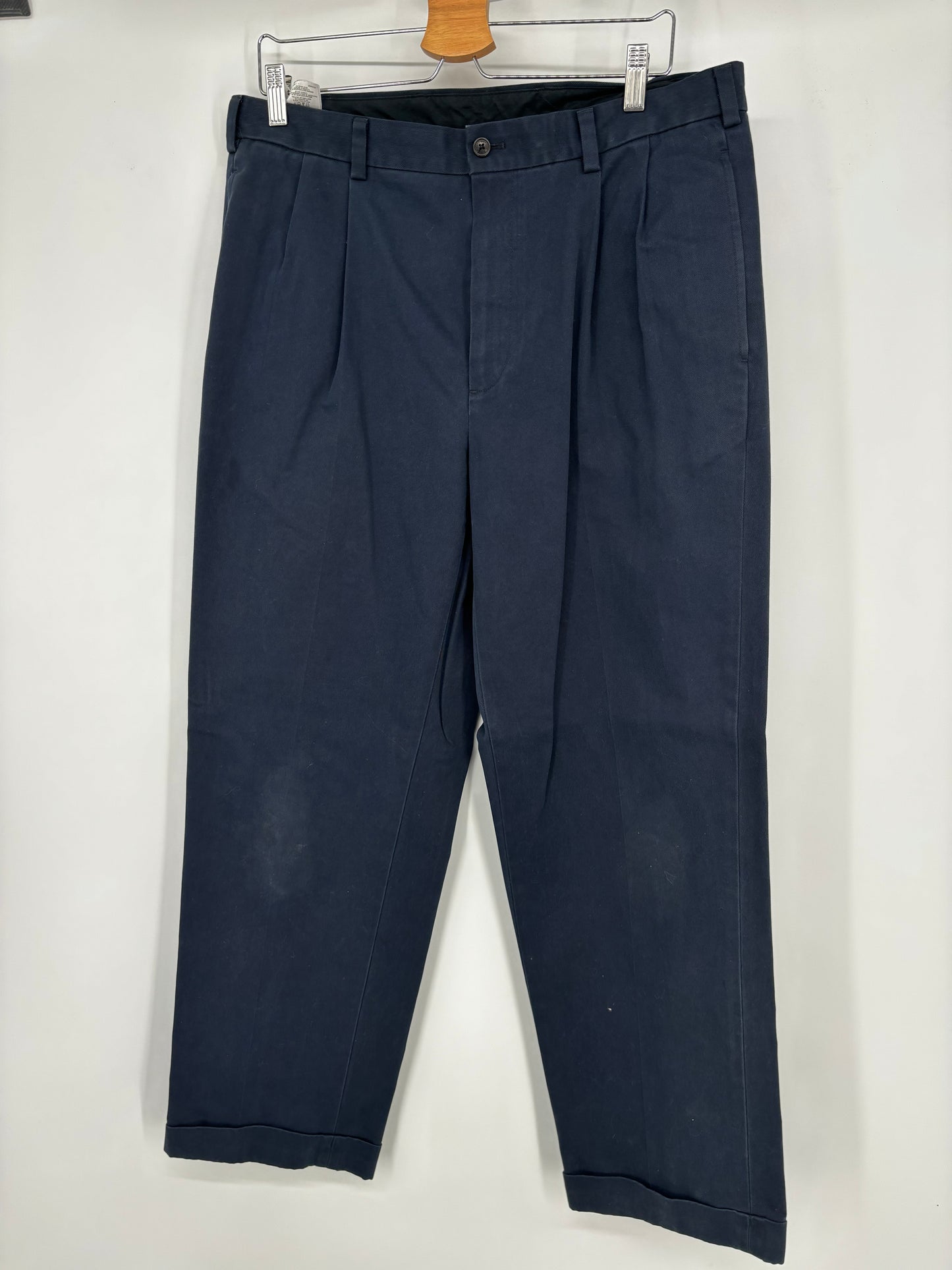 Men’s Navy Blue Dress Pants – Estimated Size L–XL
