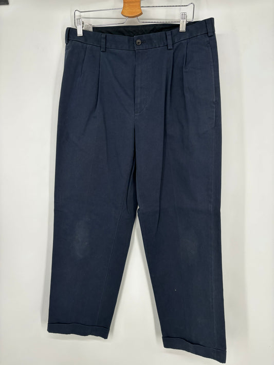 Men’s Navy Blue Dress Pants – Estimated Size L–XL