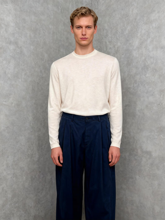 Men’s Navy Blue Dress Pants – Estimated Size L–XL