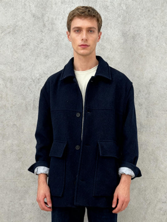 ZARA Dark Blue Jacket Size XL