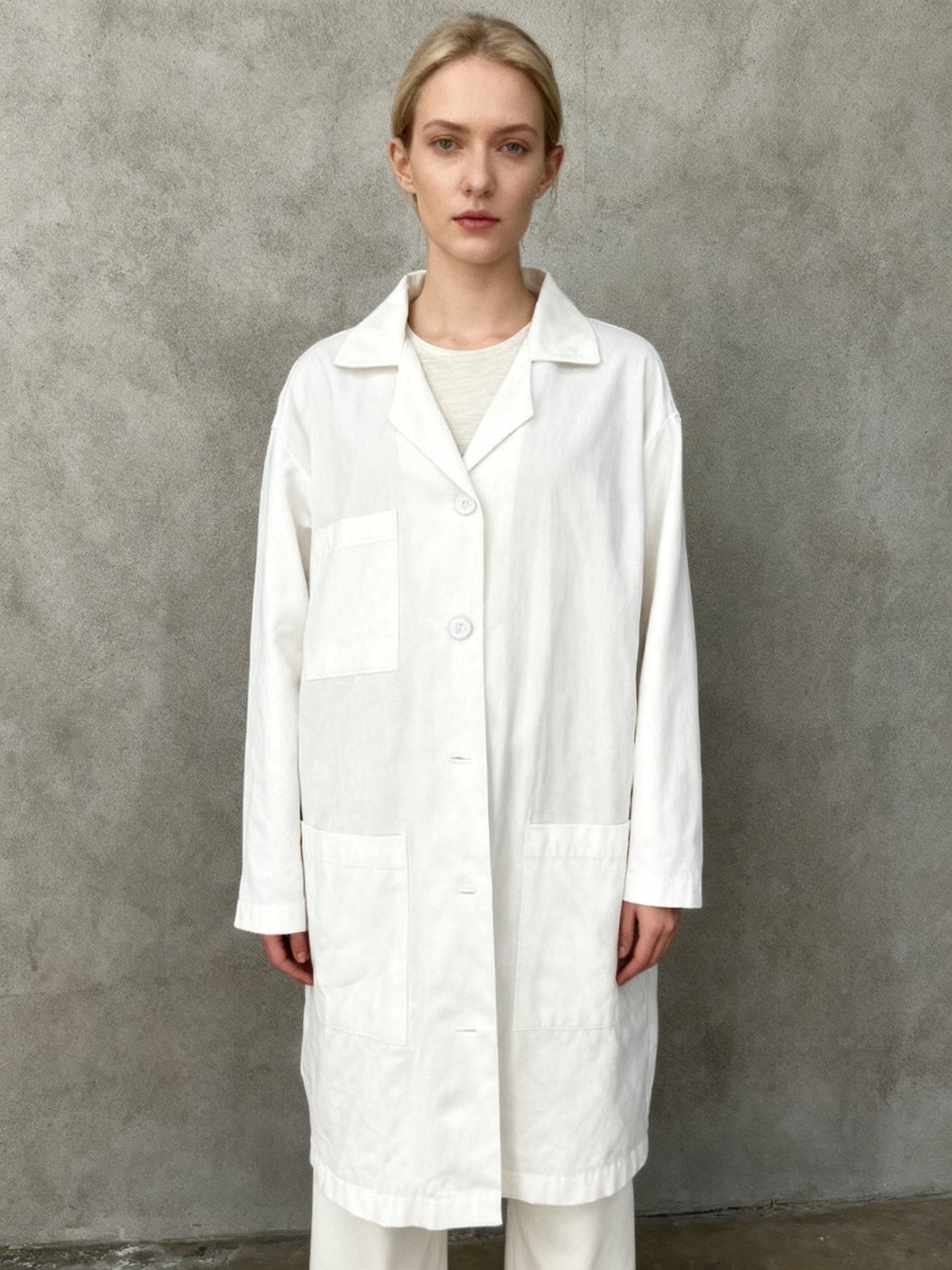 White Lab Coat Size L