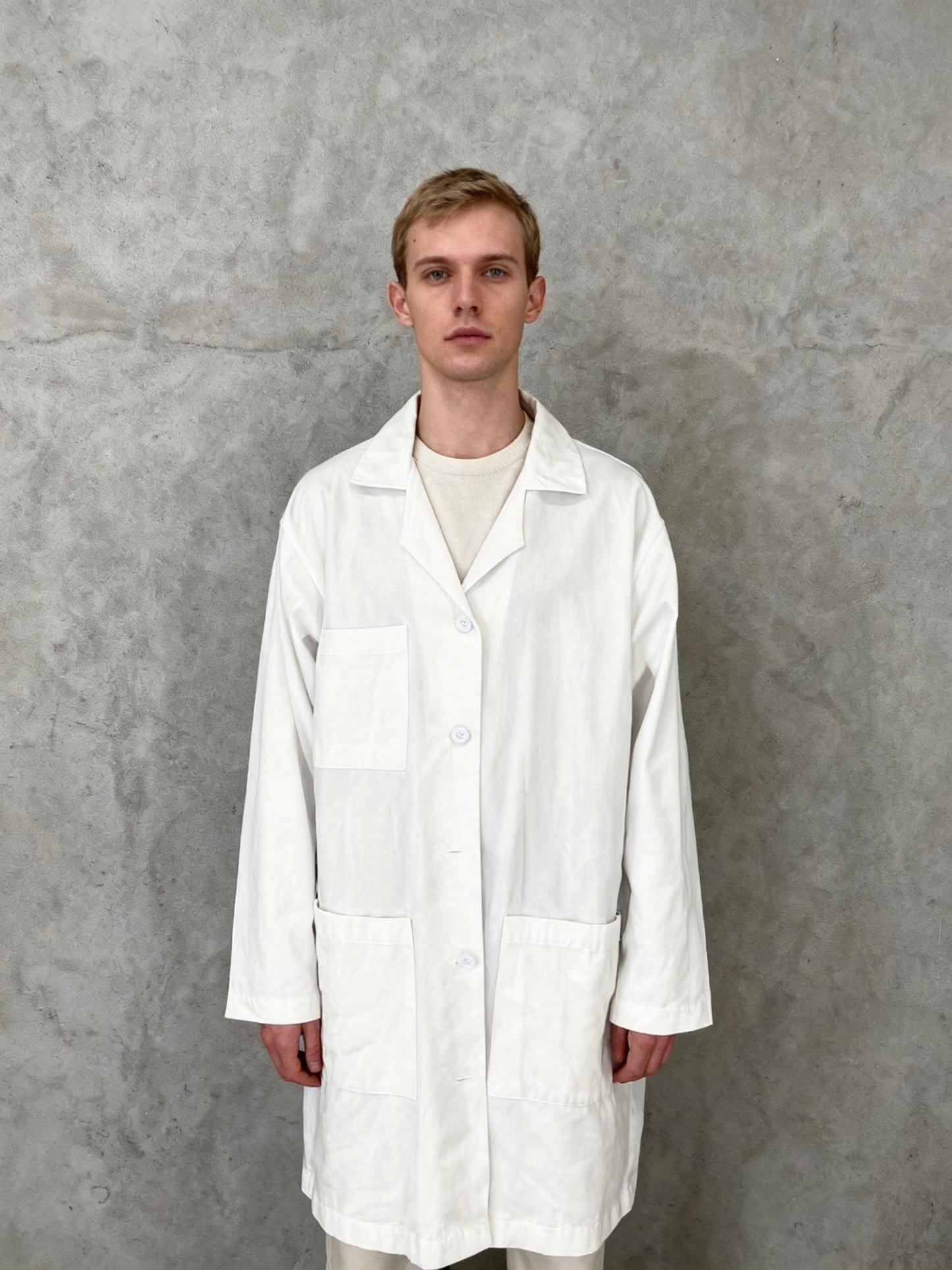 White Lab Coat Size L
