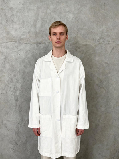 White Lab Coat Size L