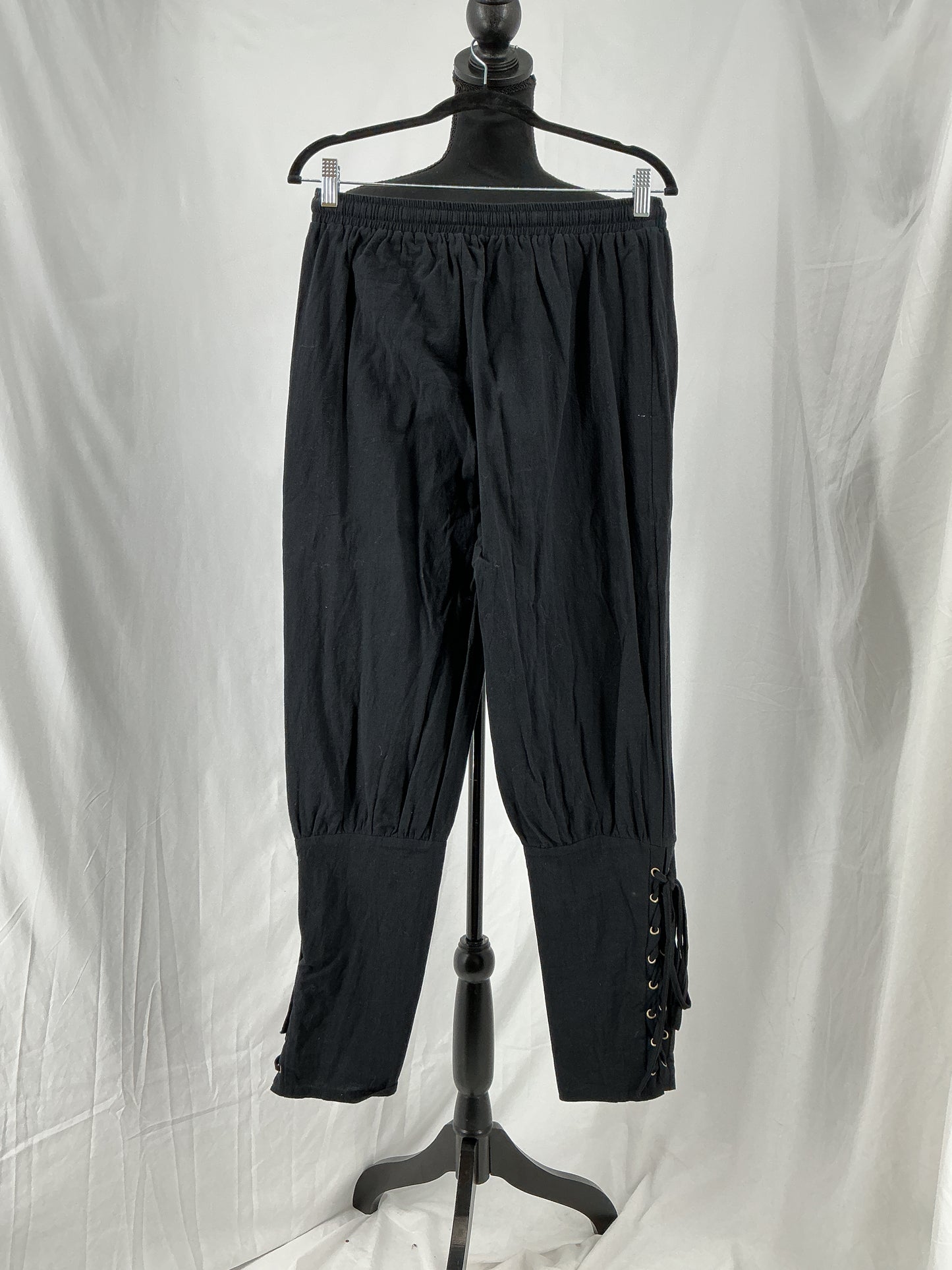 Black Middle Ages Style Pants Size M