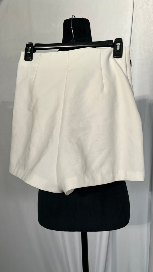 Women's Short Skirts High Waist Slit Hem Mini Skirt Summer Casual Mini Skirts Size S