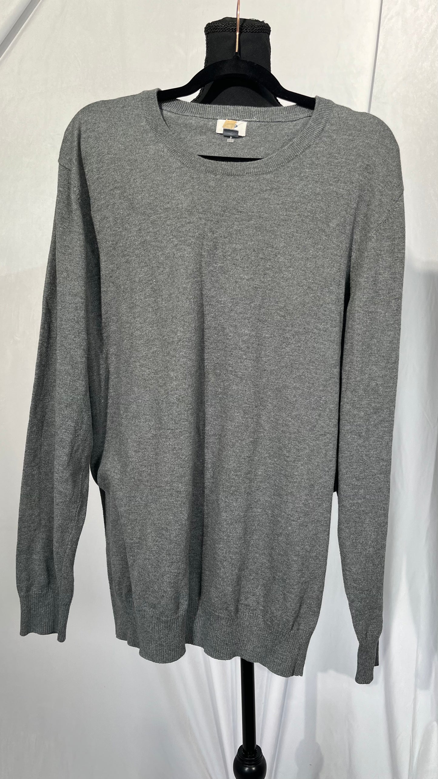 TopTie Men's Winter Sweaters Solid Color Crew Neck  Size XL