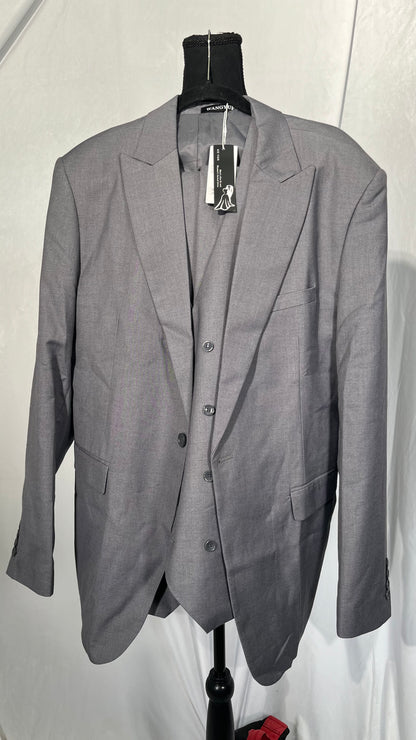 Mens Suit Jacket Casual Notched Lapel Collar Open Front Blazer Roll Up Sleeve Slim Fit Business Office Coats  Size XL