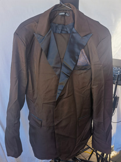 Men's Brown Suit Trousers Size XL