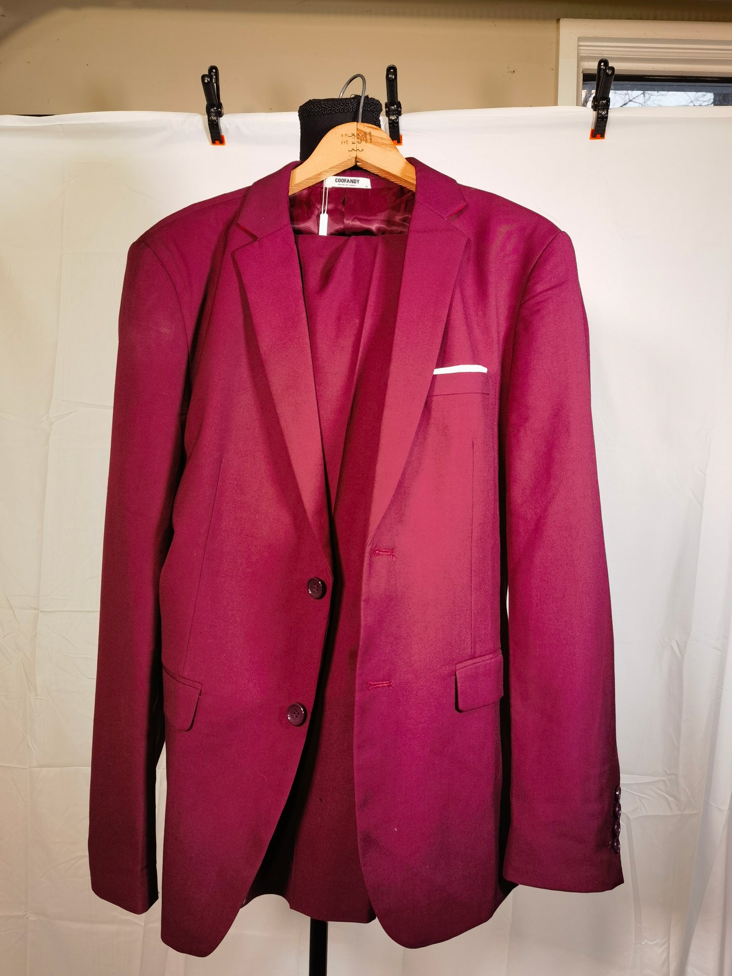 COOFANDY Men's Slim Fit Casual Blazers Lightweight Sport Coats One Button Suit Jackets  Size M