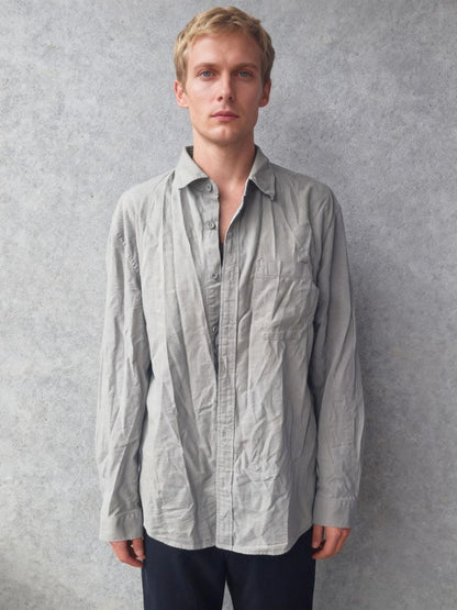 JEKAOYI Mens Casual Long Sleeve Cotton Linen Shirts Buttons Down Solid Plain Roll-Up Sleeve Summer Beach Shirts, Size M