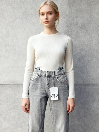 STRAIGHT FIT JEANS size 6/7