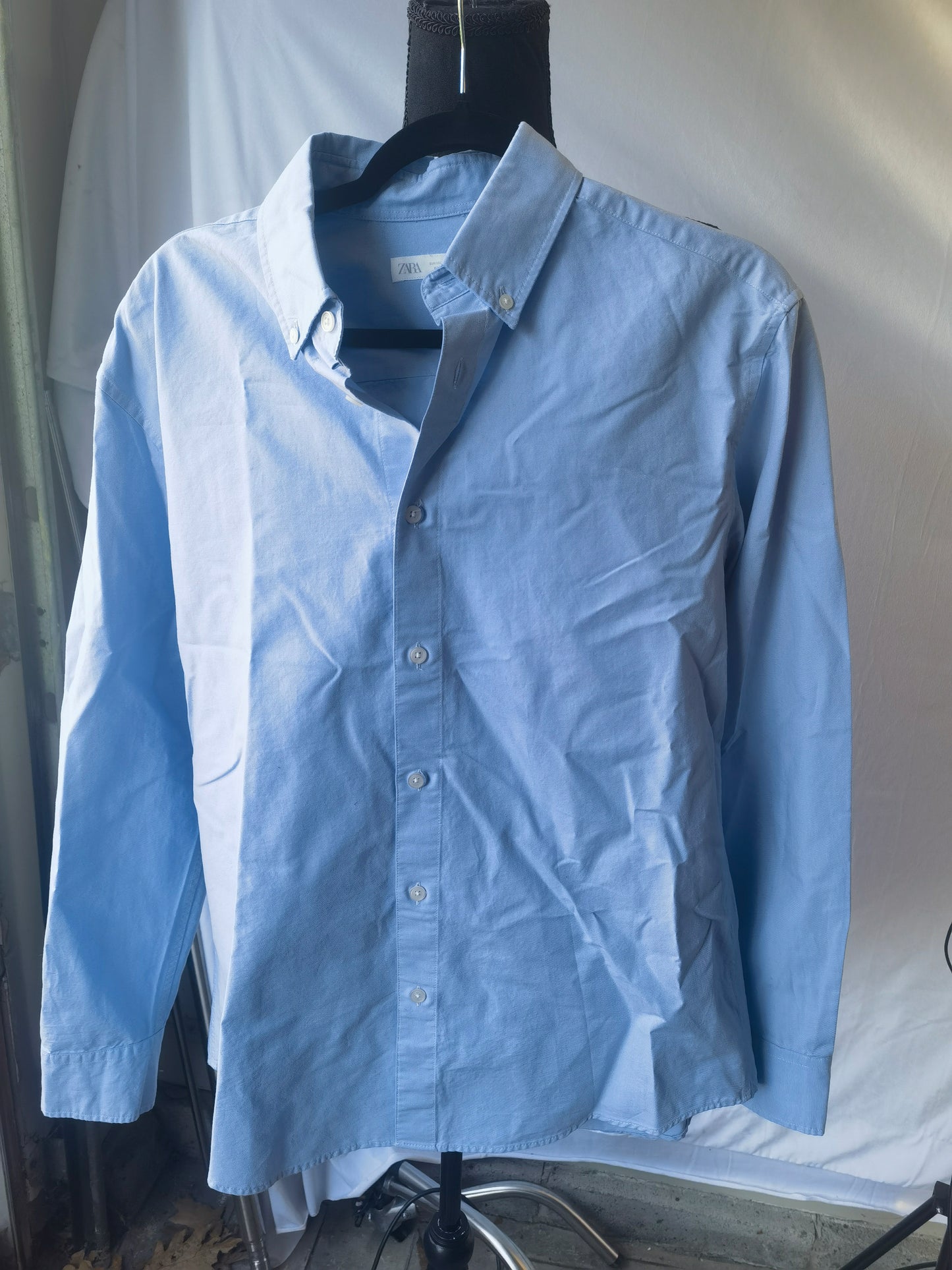 Men's FLOWY blue shirt size M
