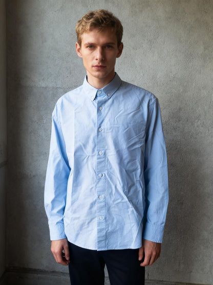 Men's FLOWY blue shirt size M