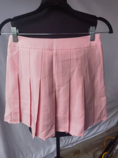 Women's High Cotton Waist Flared Knit Skart Short Stylish Skirt Size S