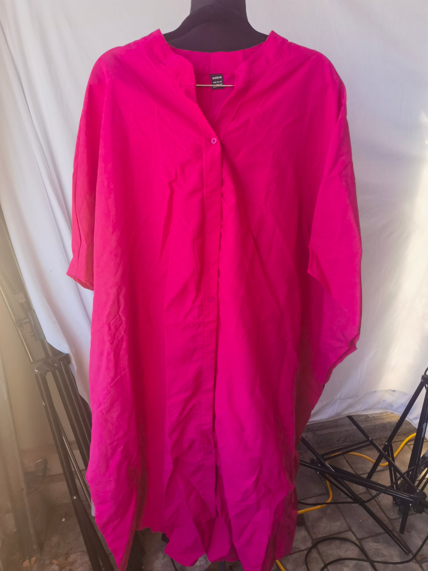 SHEIN Women's red long shirt size L