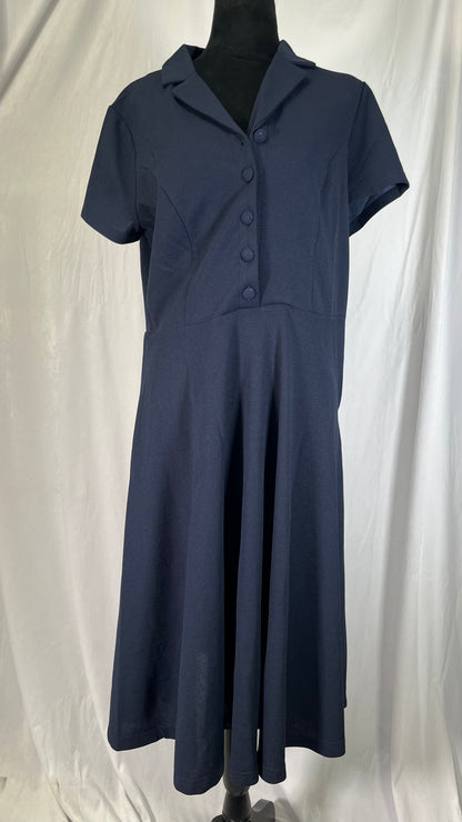 Women Summer Wrap Maxi Dress Casual Boho Fall V Neck Short Sleeve Ruffle Split Beach Wedding Guest Cocktail Long Dress size L