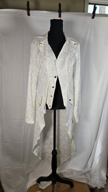 Long White Top Size No