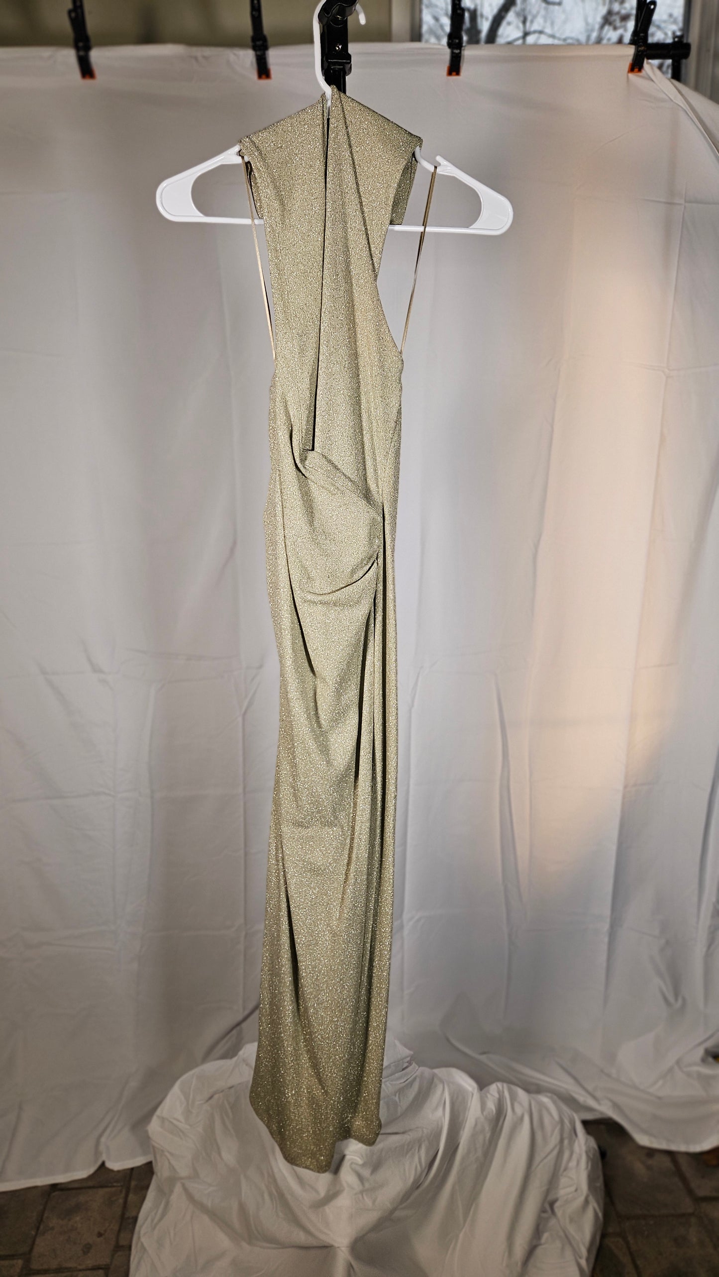 ZARA SEQUINNED MIDI DRESS size S