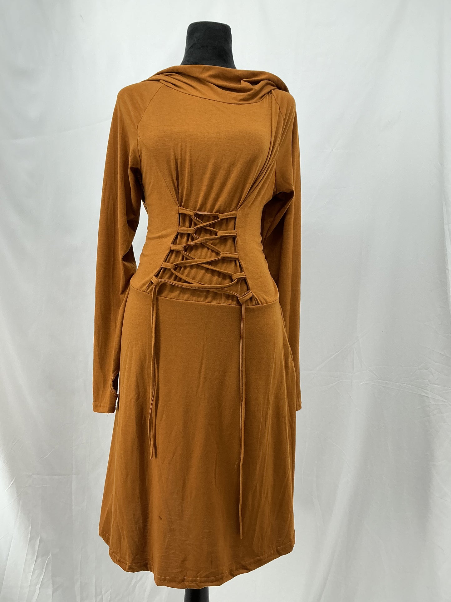 Brown Long Sleeve Dress Size S