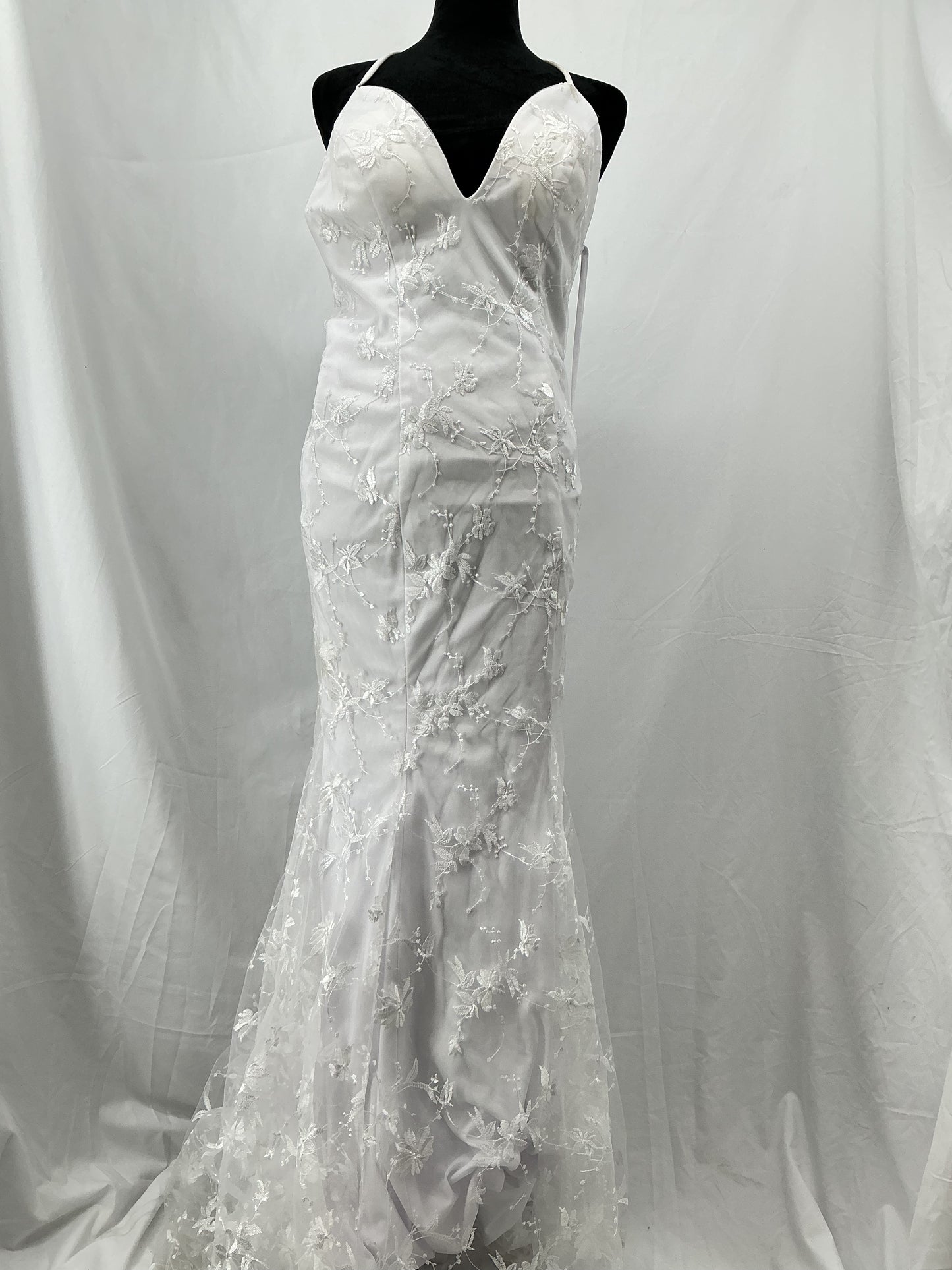 White Long Dress Size 4