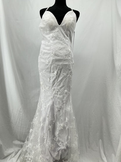 White Long Dress Size 4