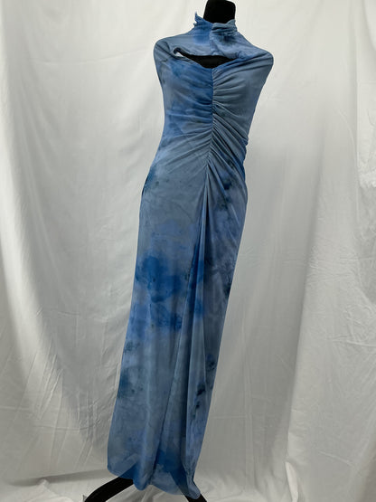 ZARA Blue Long Dress Size M