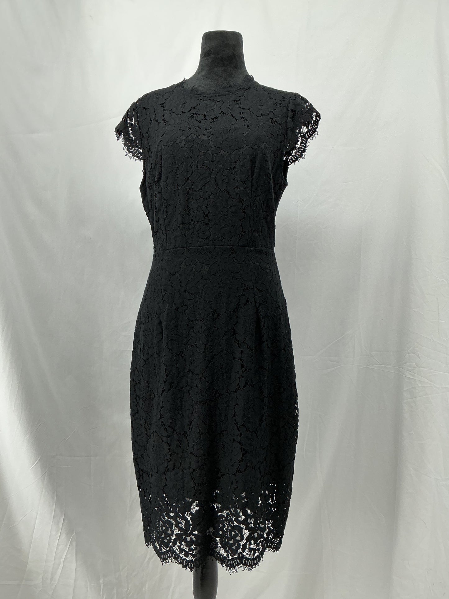 Black Lace Dress Size M