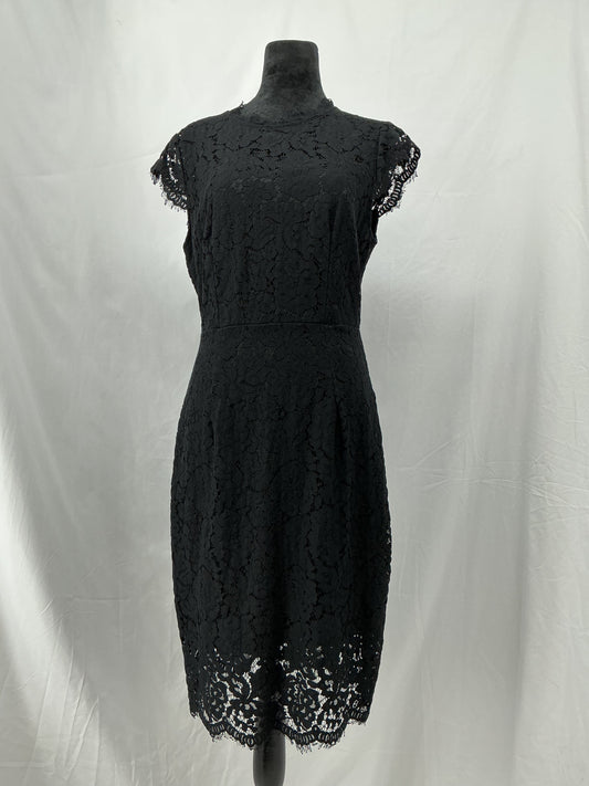 Black Lace Dress Size M