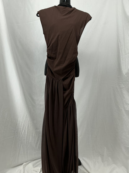 ZARA Brown Long Dress Size S