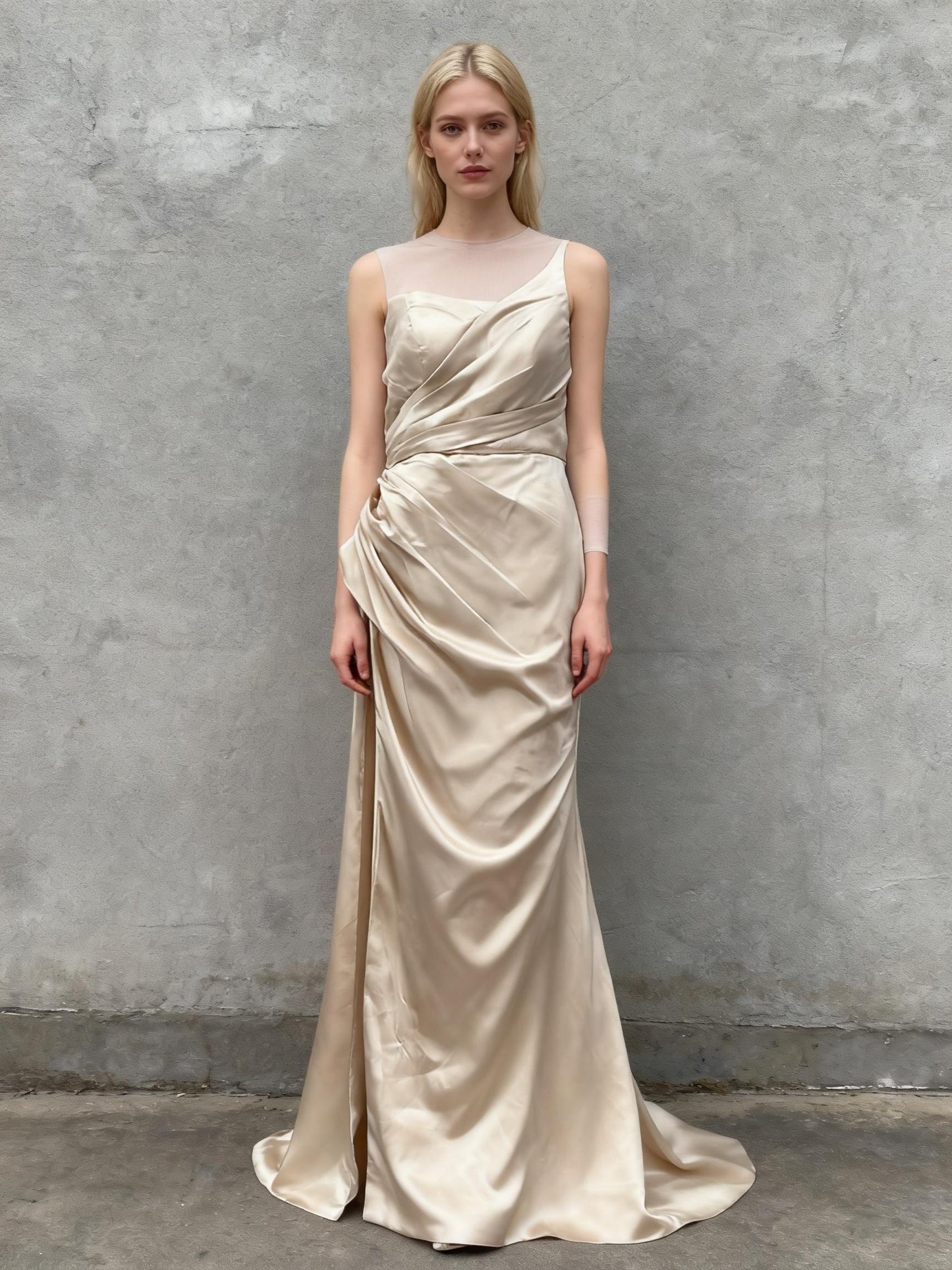Gold Long Dress Size 2