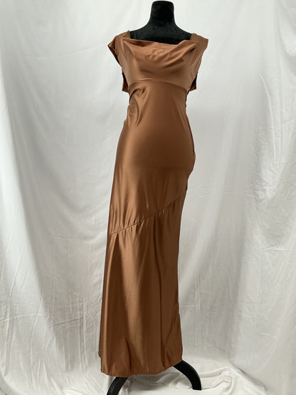 Brown Long Dress Size S