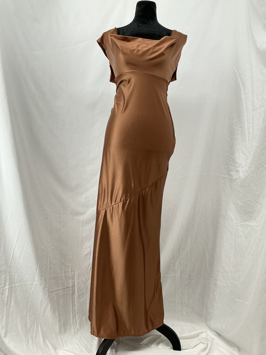 Brown Long Dress Size S