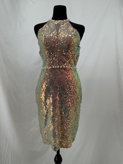 Gold Sequin Dress No Size
