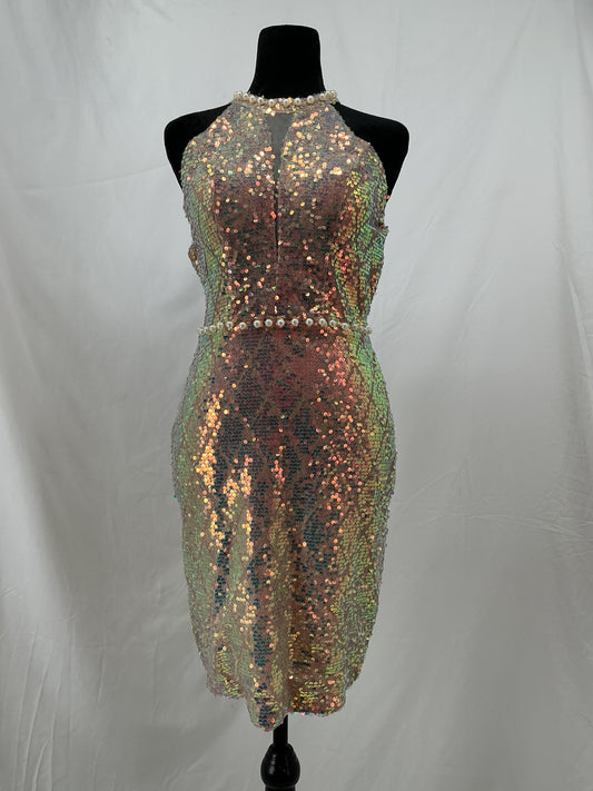 Gold Sequin Dress No Size