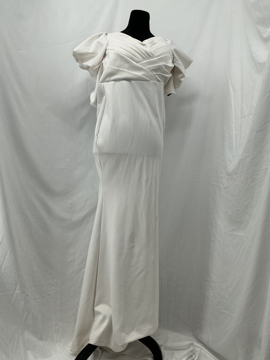 White Long Dress Size S