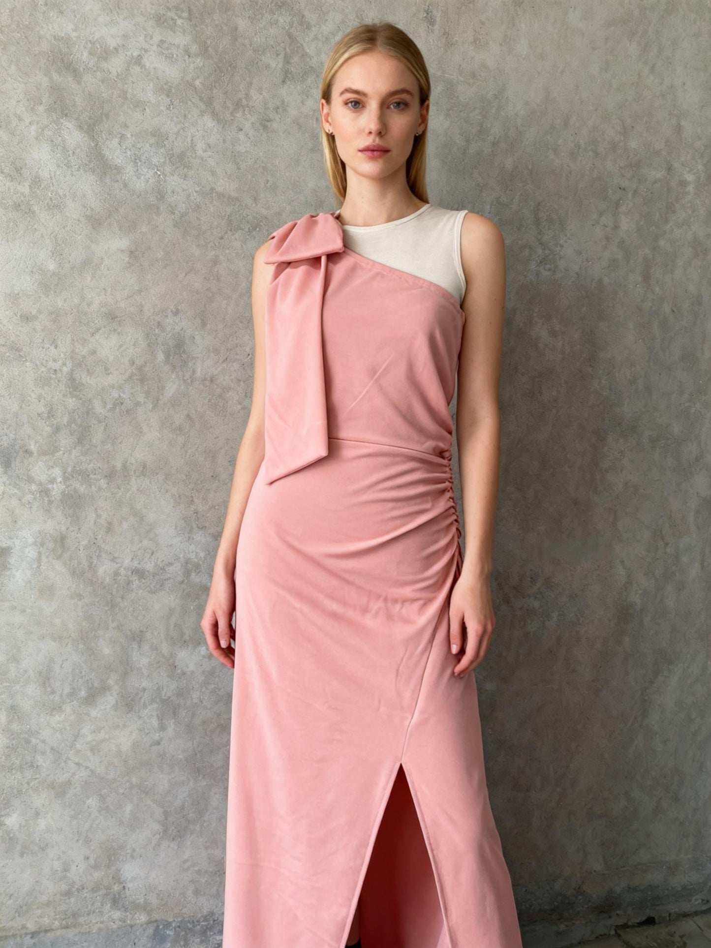 Pretty Garden Pink Long Dress Size M