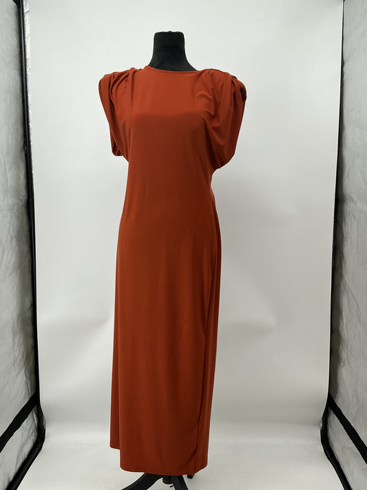 ZARA Brown-Red Long Dress - Size S