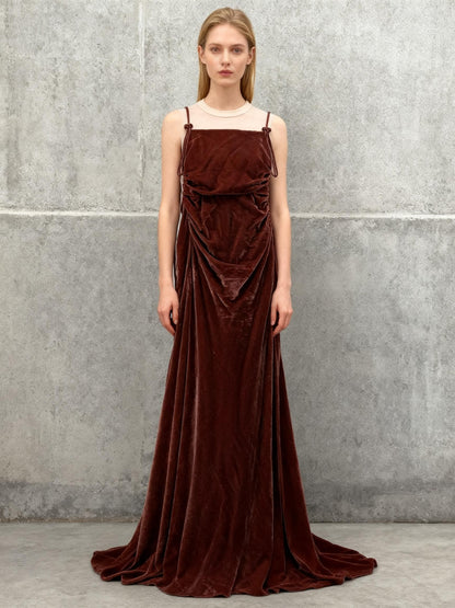 ZARA Red Long Dress Size M