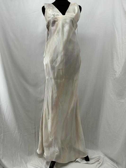 ZARA White Long Dress Size S