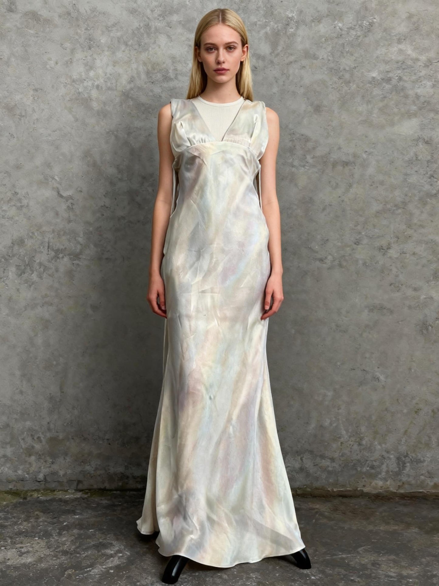ZARA White Long Dress Size S